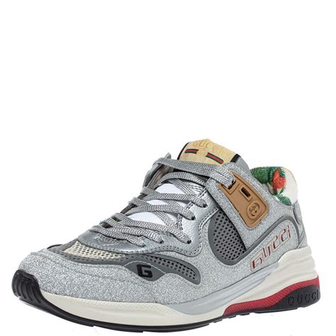 gucci run sneakers womens|silver gucci sneakers women's.